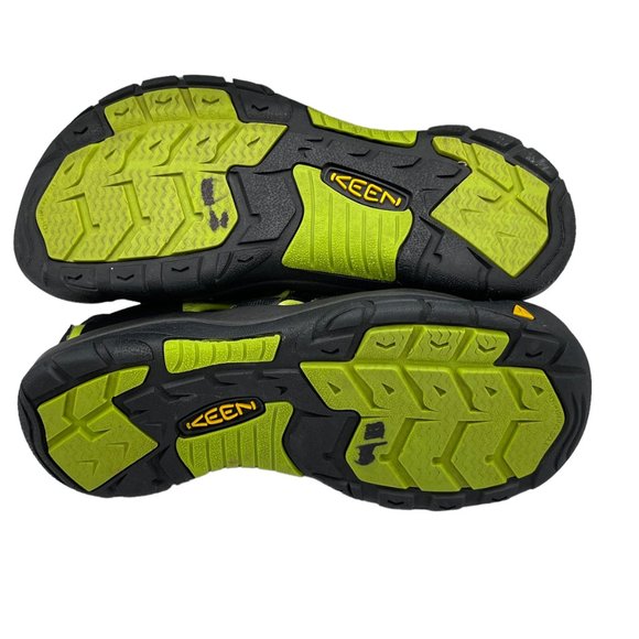 Keen Men\'s Newport H2 Outdoor Hiking Sandals Size 7 in Black and Lime Green main image 5